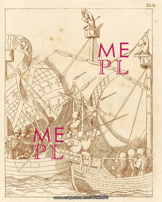 : Medieval sea battle : Medieval sea battle
