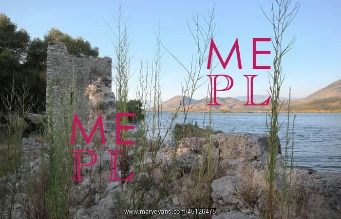 : Medieval wall, Butrint, Chaonia, Albania : Medieval wall, Butrint, Chaonia, Albania