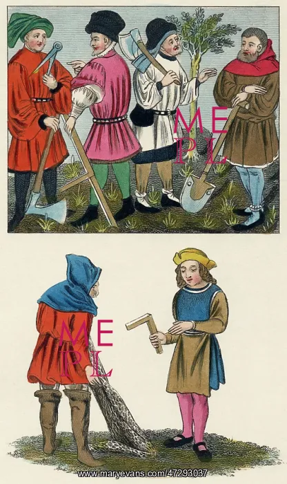 : Medieval Workers 15C : Medieval Workers 15C