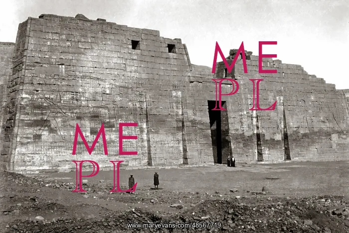  : Medinet Abu, Egypt, circa 1880s