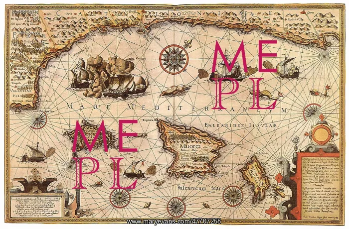 : Mediterranean Sea, 1595 : Mediterranean Sea, 1595