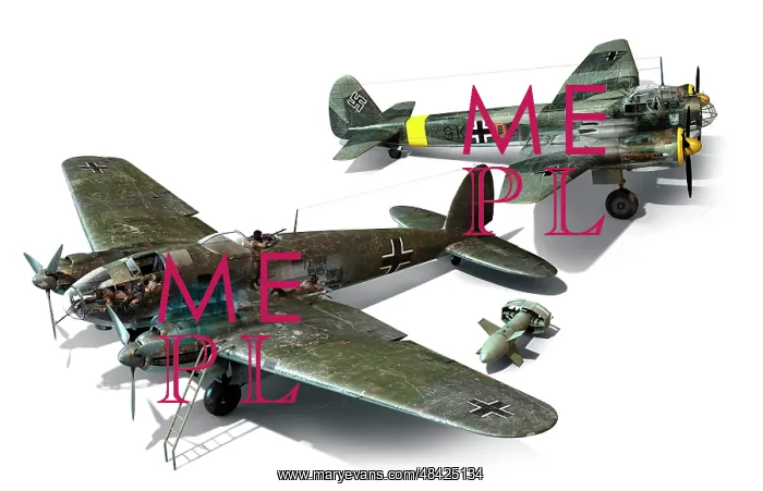 : Two medium bombers used by Germany during the : Two medium bombers used by Germany during the