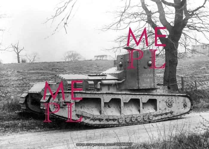 : Medium Mark A Whippet tank, Western Front, WW1 : Medium Mark A Whippet tank, Western Front, WW1