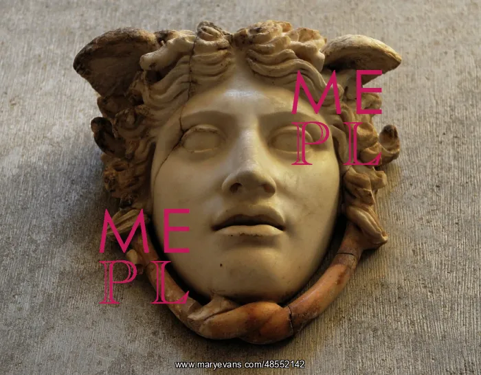 : Medusa Rondanini. Roman copy of a classical work of the 5th : Medusa Rondanini. Roman copy of a classical work of the 5th