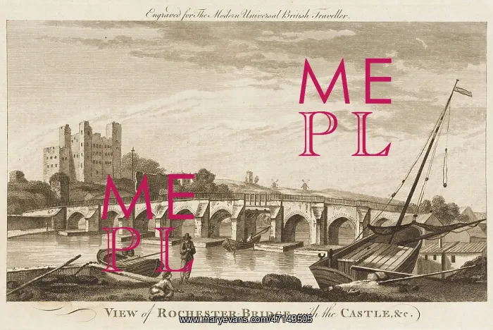  : Medway Bridge and the Castle, Rochester