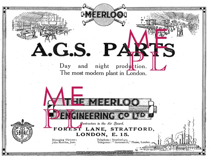: The Meerloo Engineering Co Ltd: AGS Parts : The Meerloo Engineering Co Ltd: AGS Parts