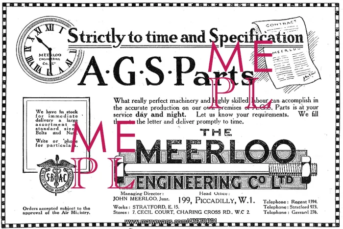 : The Meerloo Engineering Co Ltd: On Time, On Spec AGS Parts : The Meerloo Engineering Co Ltd: On Time, On Spec AGS Parts