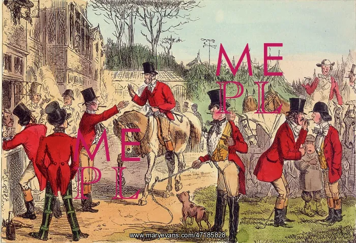 : THE MEET (JOHN LEECH) : THE MEET (JOHN LEECH)