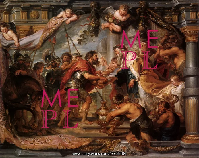 : The Meeting of Abraham and Melchizedek, by Rubens : The Meeting of Abraham and Melchizedek, by Rubens