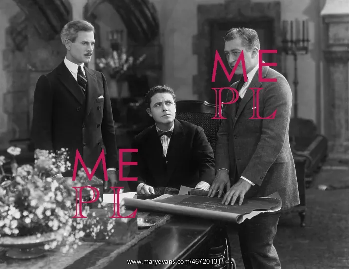 : Meeting of three businessmen : Meeting of three businessmen