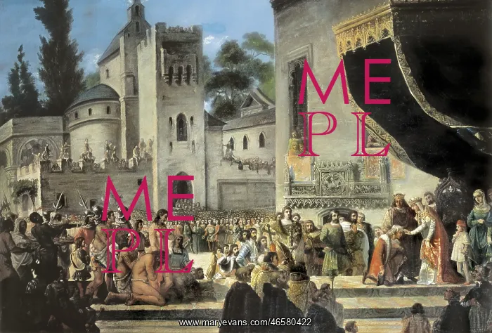 : Meeting of Christopher Columbus with the Catholic : Meeting of Christopher Columbus with the Catholic