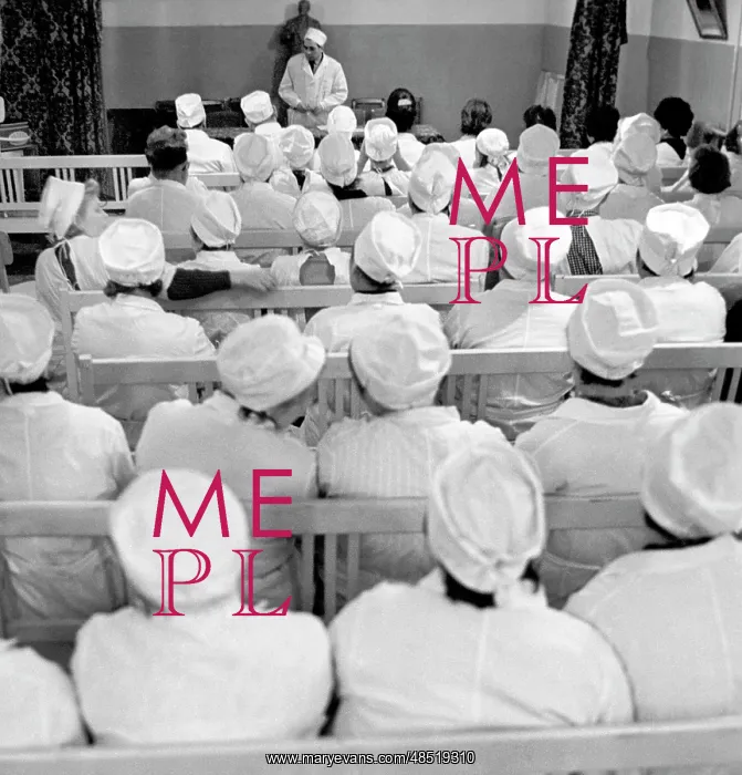: Meeting in clinic, 1968 : Meeting in clinic, 1968