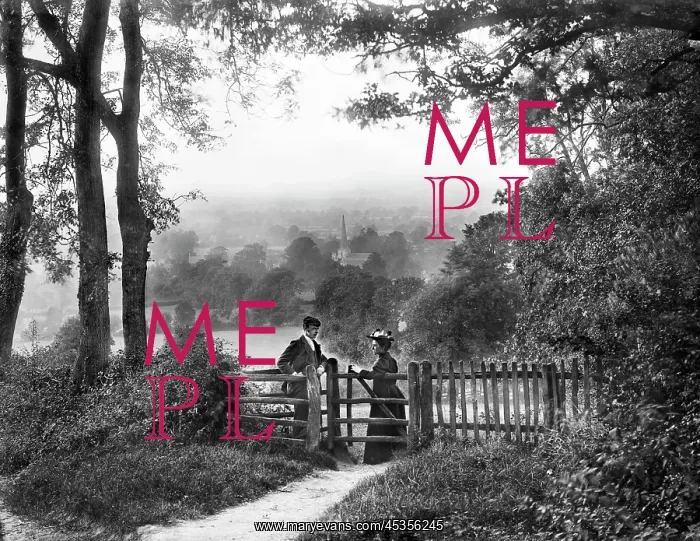 : Meeting at a country gate : Meeting at a country gate