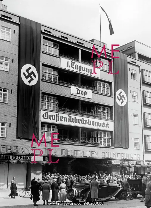 : Meeting of the DAF-labor convention in Berlin, 1933 : Meeting of the DAF-labor convention in Berlin, 1933