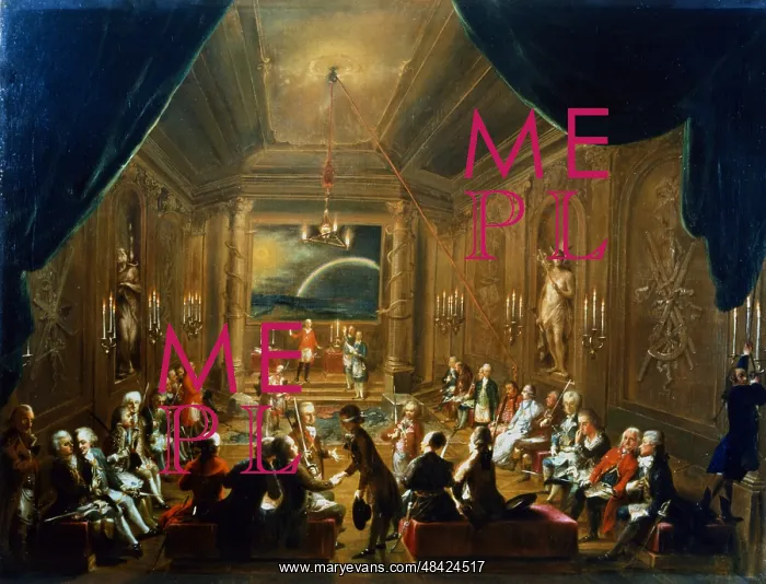 : Meeting of the Masonic Lodge, Vienna'. Anonymous : Meeting of the Masonic Lodge, Vienna'. Anonymous