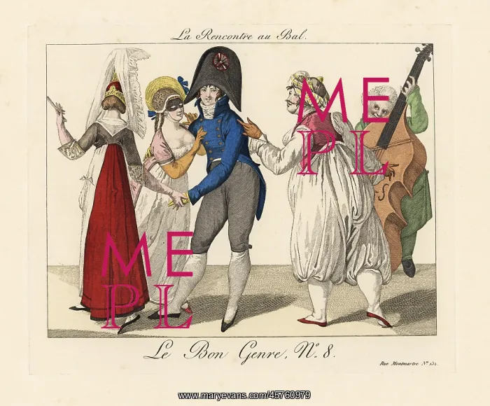 : A meeting at a masquerade ball : A meeting at a masquerade ball