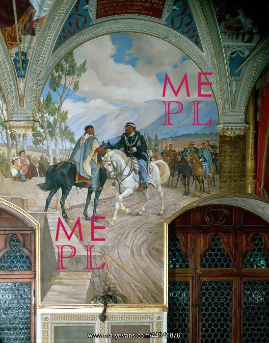 : Meeting of Teano, by Pietro : Meeting of Teano, by Pietro