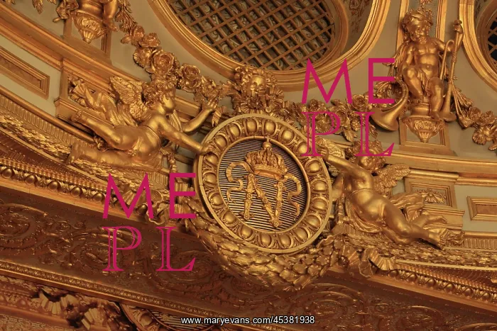: Detail of megaphone (porte-voix) with Napoleon's : Detail of megaphone (porte-voix) with Napoleon's