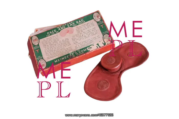 : Meinecke rubber face and ear bag with box : Meinecke rubber face and ear bag with box
