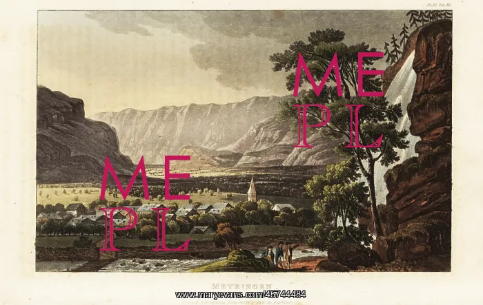 : Meiringen and the Reichenbach Falls, Canton of : Meiringen and the Reichenbach Falls, Canton of
