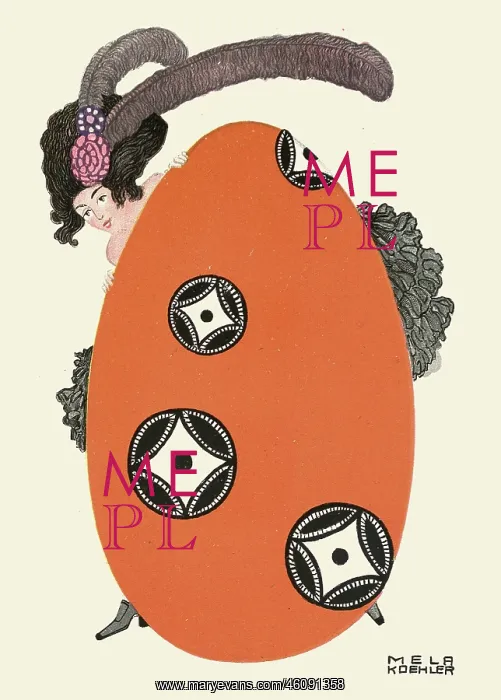 : Mela Koehler. Easter Card. Wiener : Mela Koehler. Easter Card. Wiener