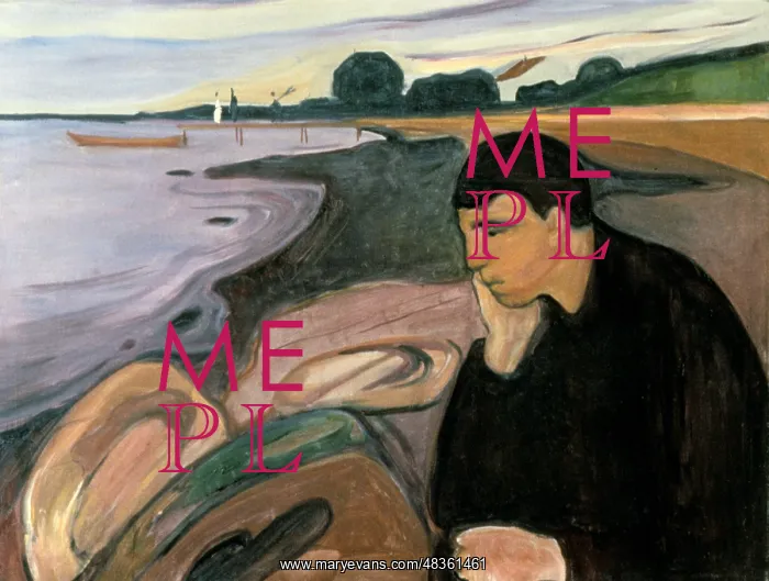 : Melancholy Artist: Edvard Munch : Melancholy Artist: Edvard Munch