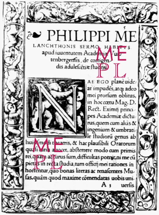 : Melanchthon, Philipp, 16.2.1497 - 19.4.1560, German : Melanchthon, Philipp, 16.2.1497 - 19.4.1560, German