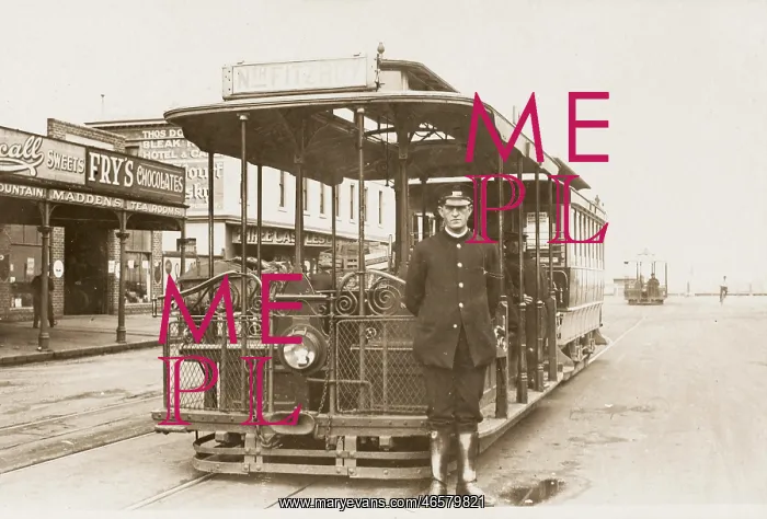 : Melbourne Cable Tram and Driver : Melbourne Cable Tram and Driver