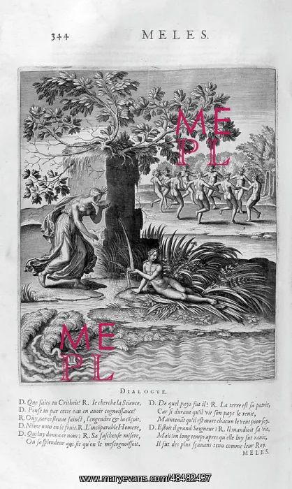 : Mele, a plate from Les Images Ou Tableaux De Platte : Mele, a plate from Les Images Ou Tableaux De Platte