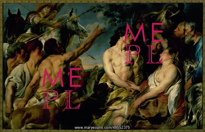 : Meleager and Atalanta by Jacob Jordaens : Meleager and Atalanta by Jacob Jordaens