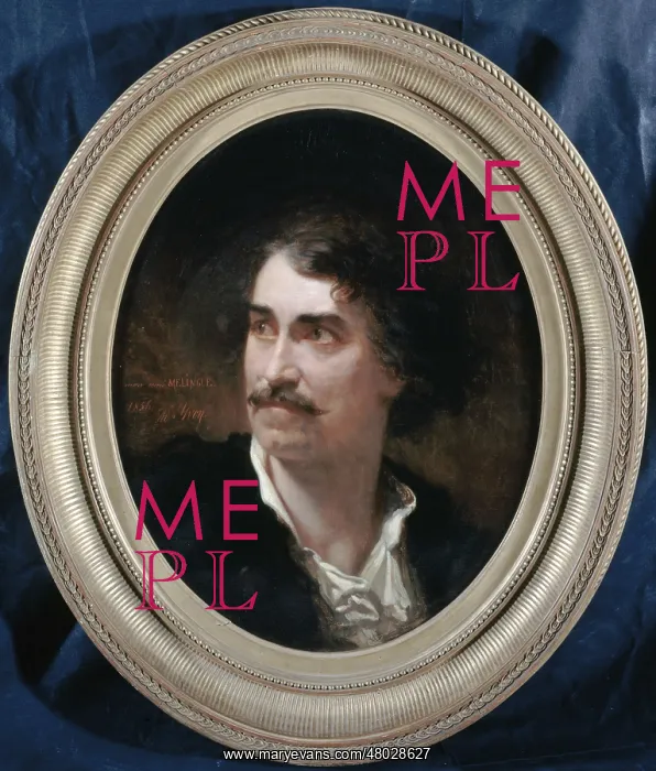  : Melingue. Adolphe Yvon (1817-1893), Melingue (1808-1875), French comedian and sculptor