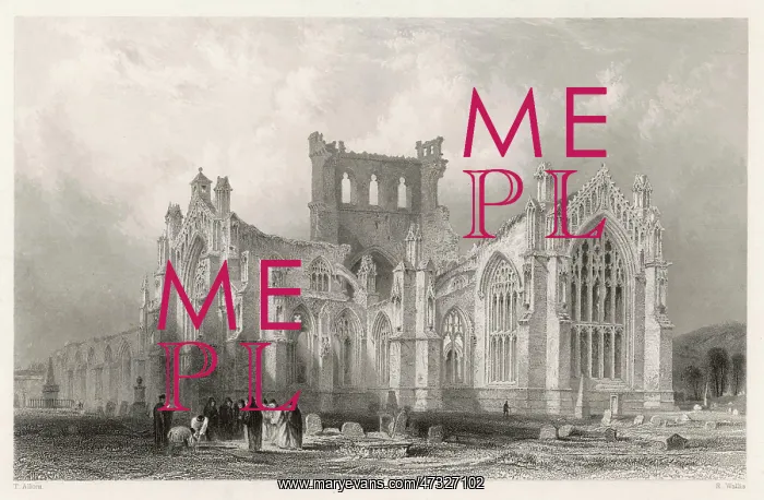 : MELROSE ABBEY : MELROSE ABBEY