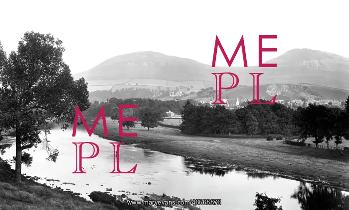  : Melrose, from River Tweed 1901