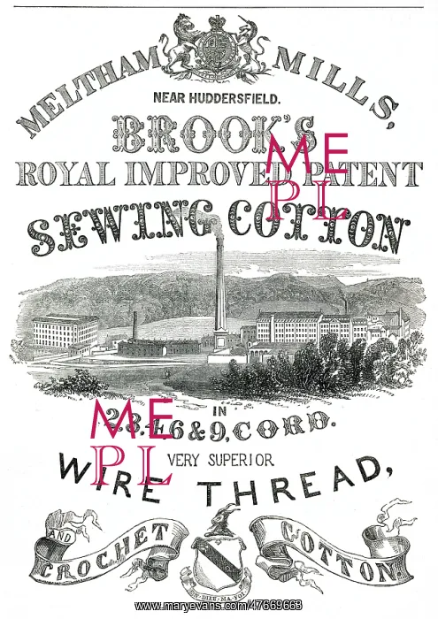 : Meltham Mills 1851 : Meltham Mills 1851