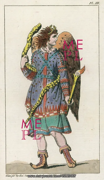 : A member of the Furies (Erinyes or Eumenides) : A member of the Furies (Erinyes or Eumenides)