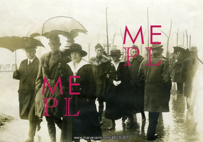 : Members of the Allied Control Commission with : Members of the Allied Control Commission with