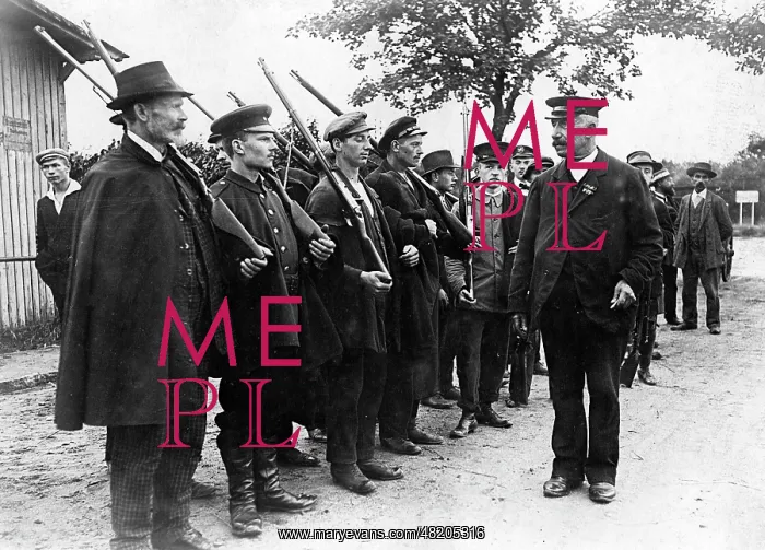 : Members of the Berlin home guard, 1914 : Members of the Berlin home guard, 1914