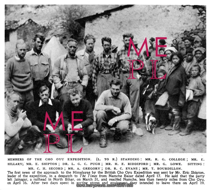 : Members of the Cho Oyu expedition : Members of the Cho Oyu expedition