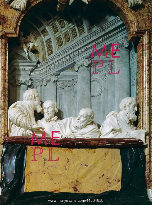 : Members of the Cornaro family, by Bernini and others : Members of the Cornaro family, by Bernini and others