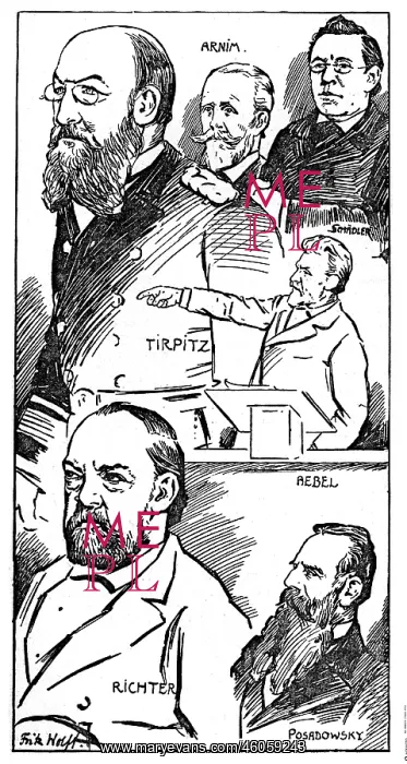 : Members of the German parliament, 1900 : Members of the German parliament, 1900