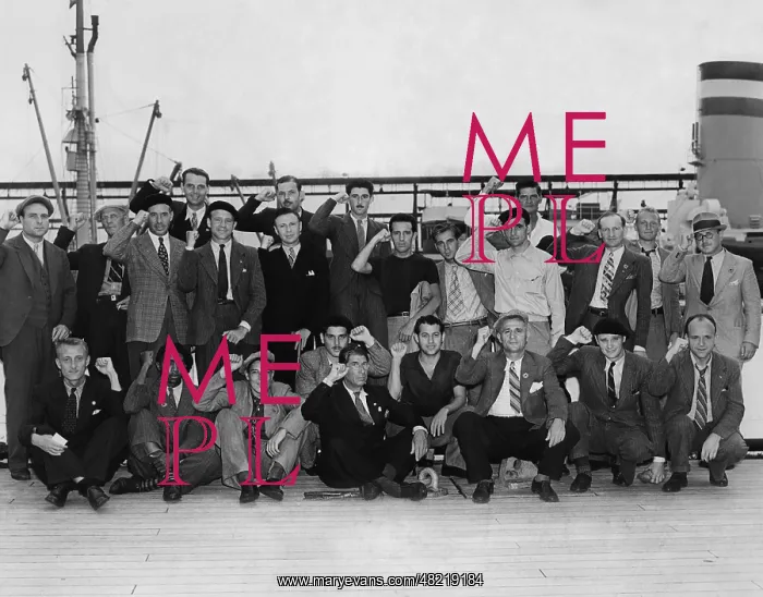: Members of the International Brigades, 1939 : Members of the International Brigades, 1939