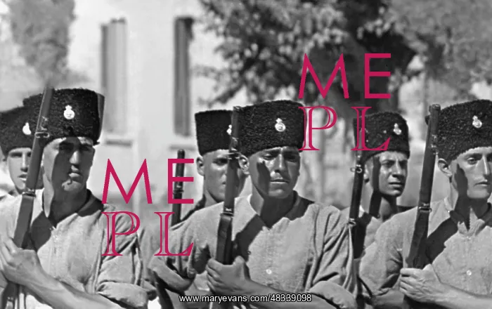 : Members of a Jewish fighting organization in Jerusalem, 1932 : Members of a Jewish fighting organization in Jerusalem, 1932
