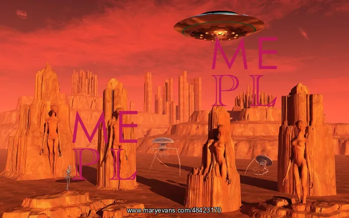 : Members of the planets advanced civilization leaving Mars : Members of the planets advanced civilization leaving Mars