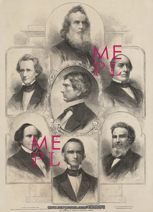 : The members of President Lincolns Cabinet : The members of President Lincolns Cabinet