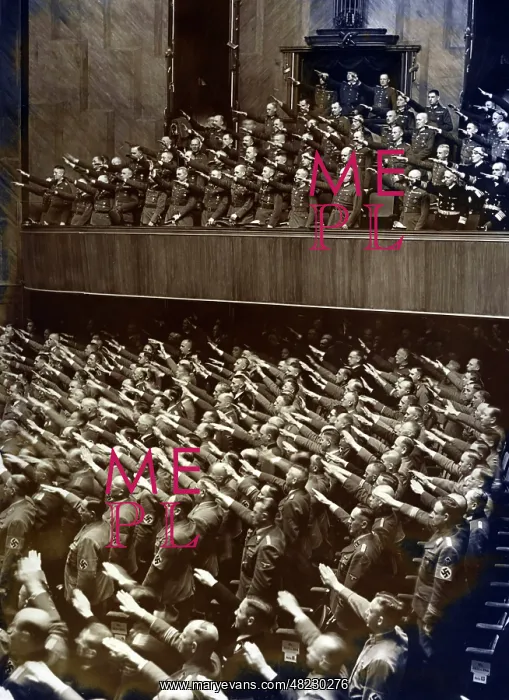 : Members of the Reichstag in the Berlin Kroll Opera, 1941 : Members of the Reichstag in the Berlin Kroll Opera, 1941