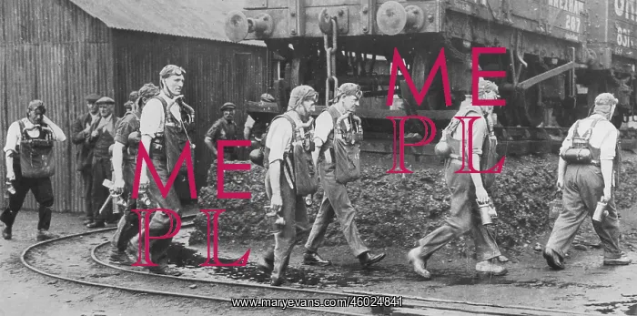 : Members of the rescue parties at Gresford Colliery, Wales : Members of the rescue parties at Gresford Colliery, Wales