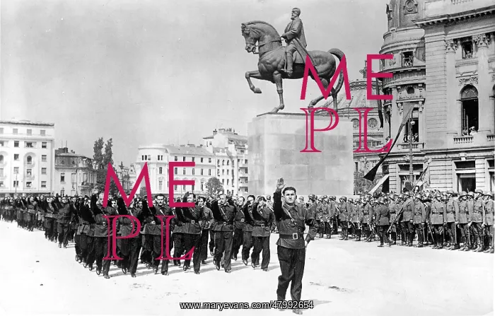 : Members of Romanian fascist movement, Iron Guard : Members of Romanian fascist movement, Iron Guard