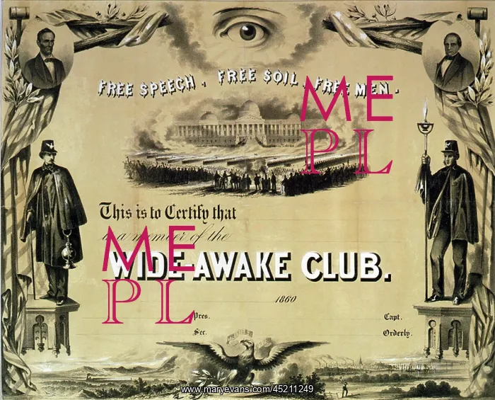 : Membership certificate for the Wide-Awake ? : Membership certificate for the Wide-Awake ?