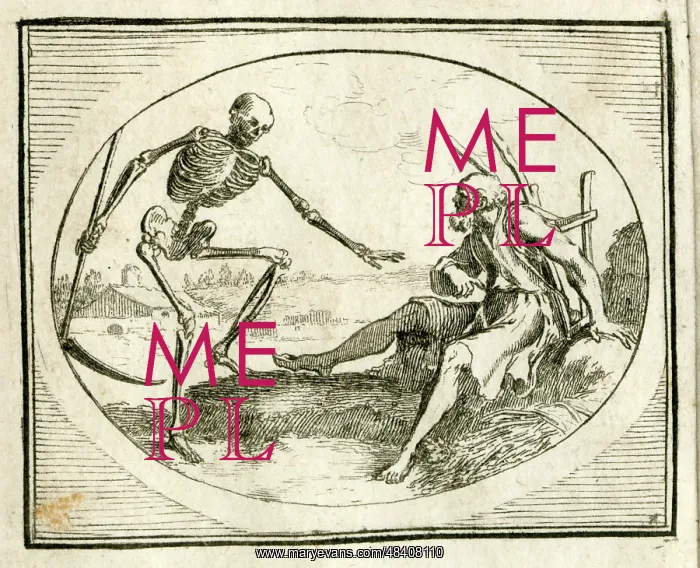 : Memento mori -- an old man and the Grim Reaper : Memento mori -- an old man and the Grim Reaper