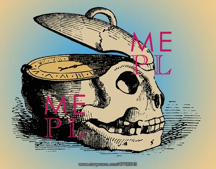 : Memento Mori, Skull Clock : Memento Mori, Skull Clock